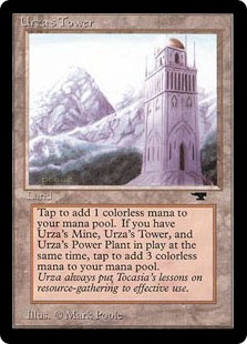 画像1: (AQ)Urza's Tower / ウルザの塔（山）(英,English)