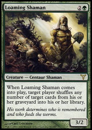 画像1: 【FOIL】(DIS-R)Loaming Shaman/土覆いのシャーマン(日,JP)