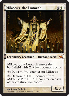 画像1: (FTVL)月皇ミケウス/Mikaeus, the Lunarch(FOIL)