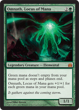 画像1: (FTVL)マナの座、オムナス/Omnath, Locus of Mana(FOIL)