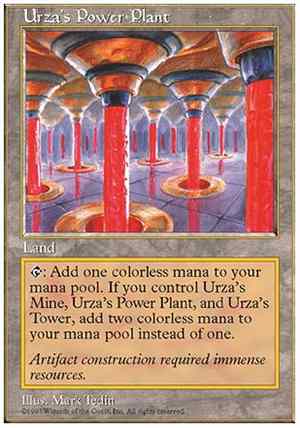 画像1: (5ED-C)Urza's Power Plant/ウルザの魔力炉(JP,ENG)