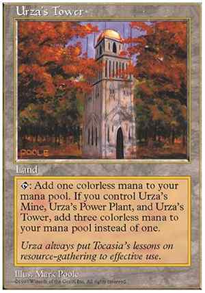 画像1: (5ED-C)Urza's Tower/ウルザの塔(JP,ENG)