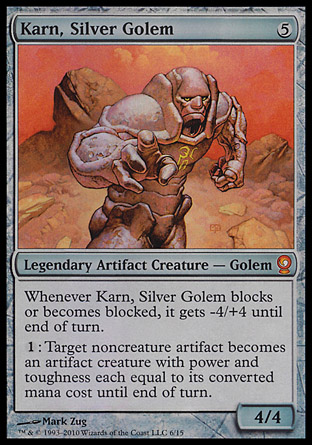 画像1: (FTVR)銀のゴーレム、カーン/Karn, Silver Golem(FOIL)