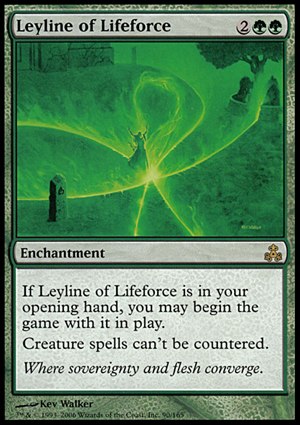 画像1: 【FOIL】(GPT-R)Leyline of Lifeforce/生命の力線(日,JP)