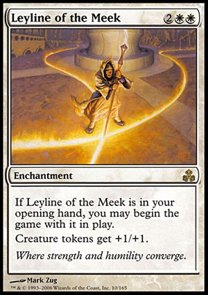 画像1: 【FOIL】(GPT-R)Leyline of the Meek/弱者の力線(日,JP)