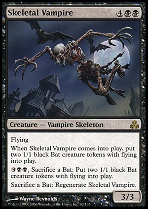 画像1: 【FOIL】(GPT-R)Skeletal Vampire/骸骨の吸血鬼(英,EN)