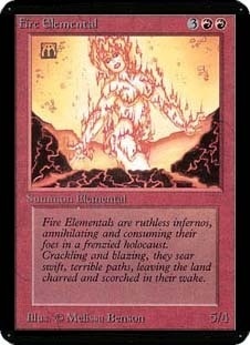 画像1: (LEA-UR)Fire Elemental/炎の精霊(英,EN)