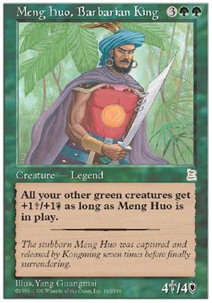 画像1: (PO3-Rare)Meng Huo, Barbarian King/南蛮王 孟獲(日,中,JP,CHI)