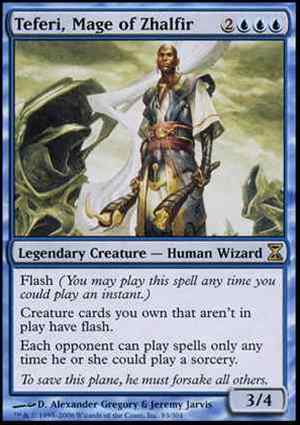 画像1: (TSP-R)Teferi, Mage of Zhalfir/ザルファーの魔道士、テフェリー(英,ENG)