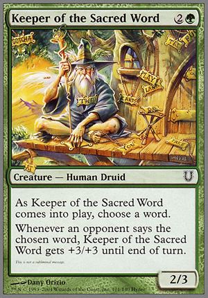 画像1: $FOIL$(UHG-CG)Keeper of the Sacred Word